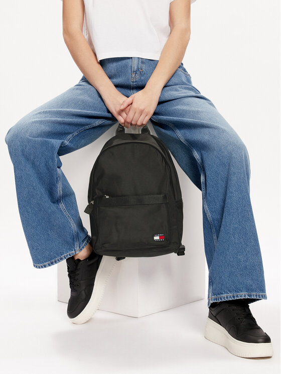 Rucsac Tommy Jeans Tjw Ess Daily Backpack AW0AW15816 Negru