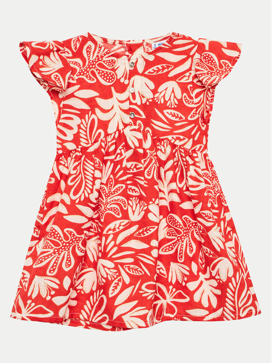 Mayoral Mayoral Літня сукня 3923 Червоний Regular Fit