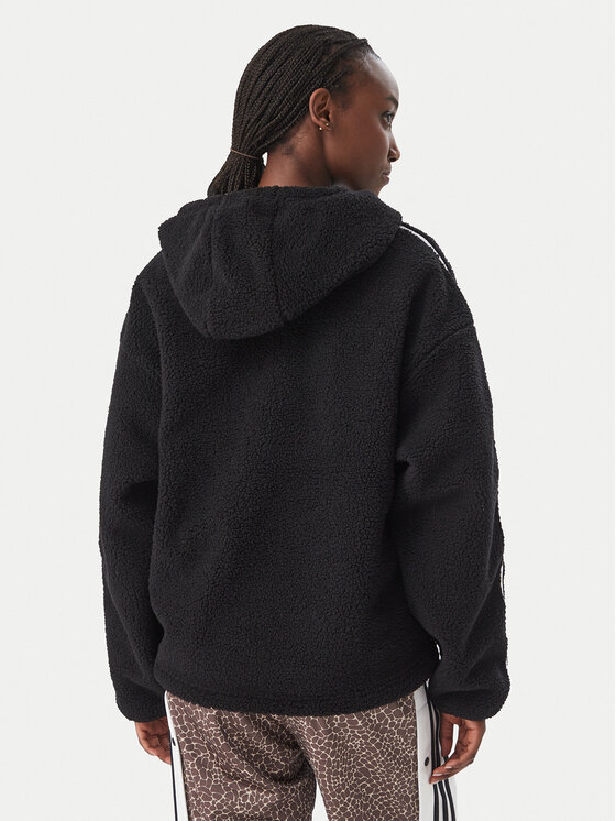 adidas adidas Суитшърт Adiluna Season 2 X Jennie Fleece Hoodie Jacket LD8926 Черен Regular Fit