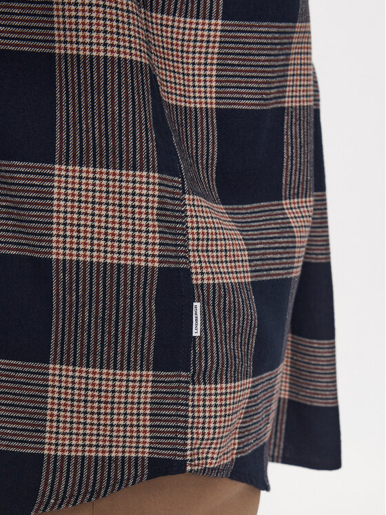 Lindbergh Lindbergh Košile 30-203486 Tmavomodrá Relaxed Fit
