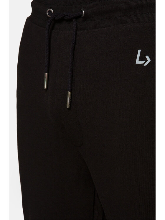 Lancerto Lancerto Spodnie dresowe Dax Czarny Regular Fit