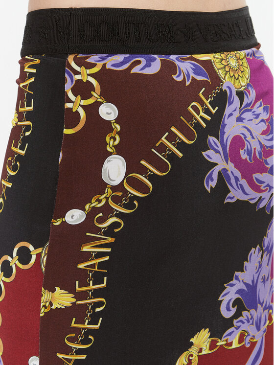 Versace Jeans Couture Versace Jeans Couture Φούστα pencil 75HAE8A6 Έγχρωμο Slim Fit