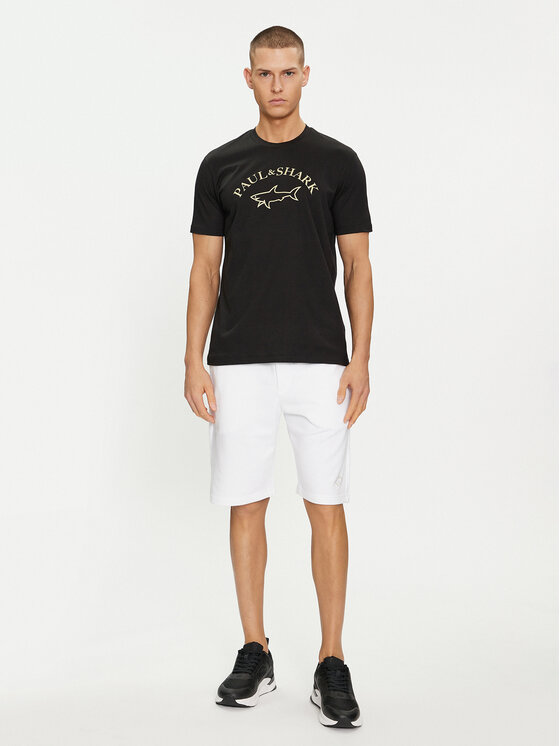 Paul&Shark Paul&Shark T-Shirt 24411032 Czarny Regular Fit