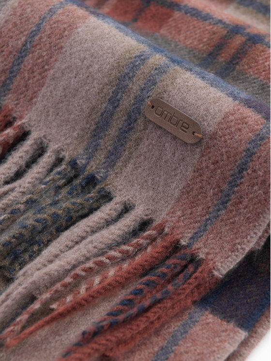 Ombre Ombre Szalik OM-ACSF-0113 Brązowy
