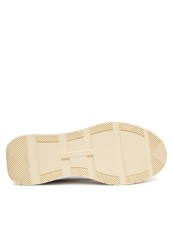 Tommy Hilfiger Tommy Hilfiger Tenisice Casual Fashion Runner Mix FW0FW08324 Bež