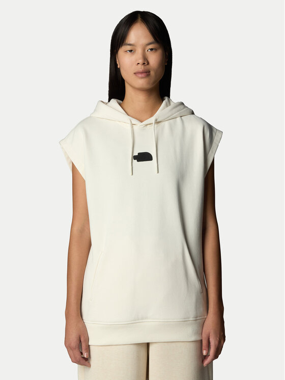 The North Face Felpa NF0A8BW2 Beige Relaxed Fit, taglia : XL