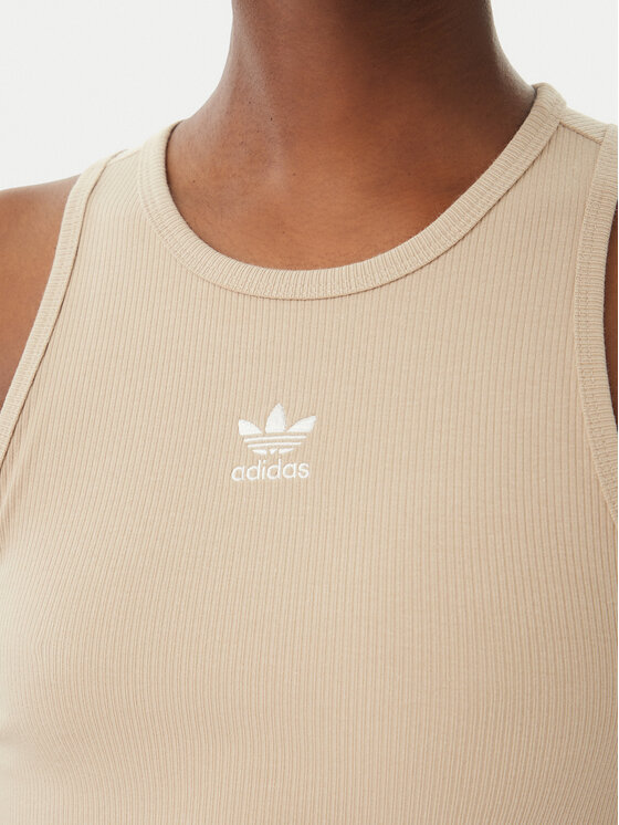 adidas adidas Top Essentials KD3822 Beige Slim Fit