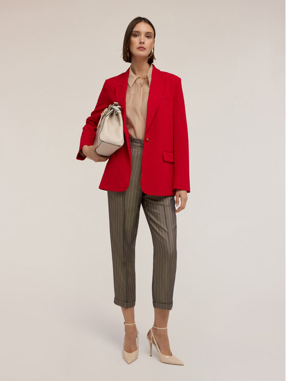 Motivi Motivi Giacca di transizione Q024W000037N016 Rosso Regular Fit