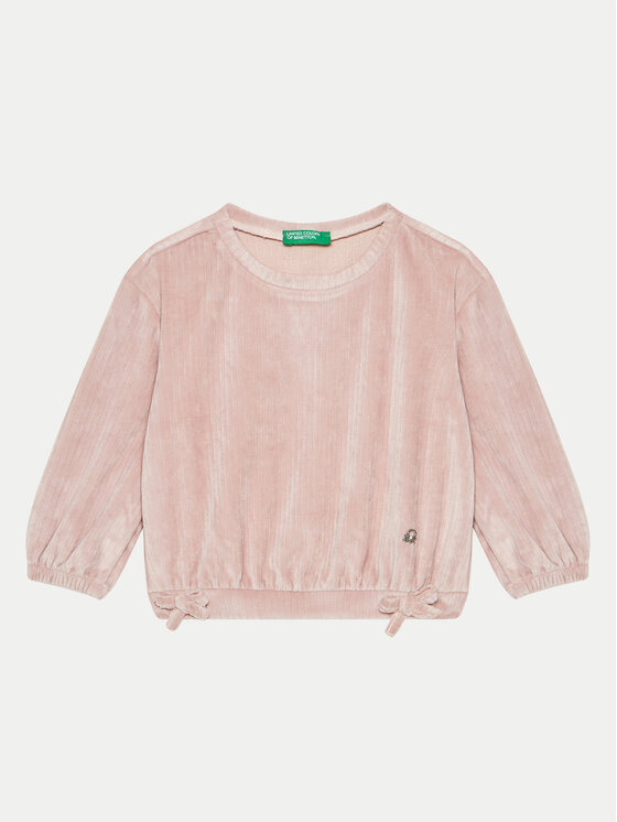 United Colors Of Benetton United Colors Of Benetton Majica dugih rukava 37JBG10GC Ružičasta Relaxed Fit