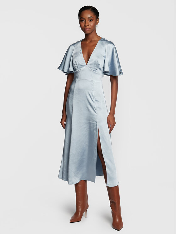 Ted Baker Ted Baker Rochie cocktail Immie 263112 Albastru celest Regular Fit