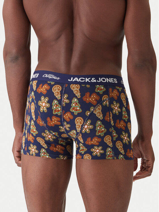 JACK & JONES Jacsweet - Boxer A Pantaloncino Uomo In Confezione Regalo Natalizia - Morbidi E Comodi