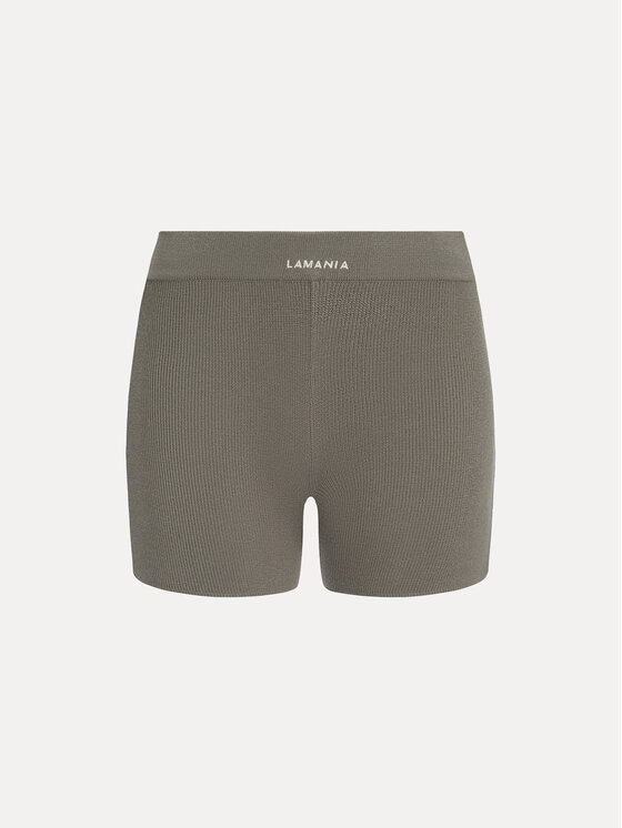 La Mania La Mania Biker shorts ENDING Grigio Fitted Fit