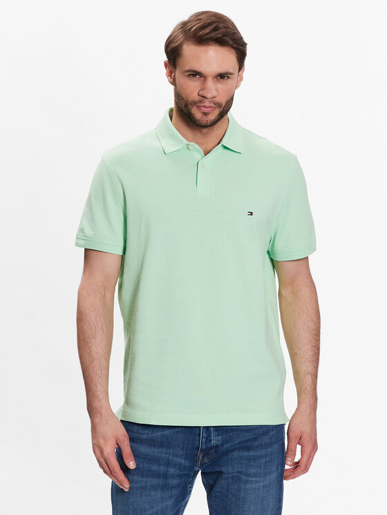 Tommy Hilfiger Tommy Hilfiger Polo särk 1985 MW0MW17770 Roheline Regular Fit