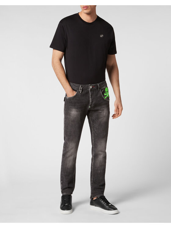 PHILIPP PLEIN PHILIPP PLEIN Jeansy 129 Szary Straight Leg