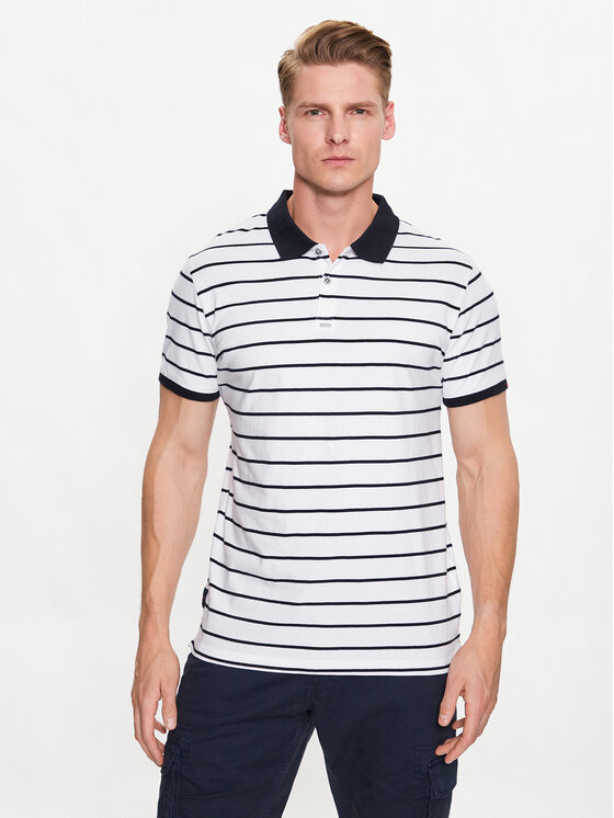 Polo T-Ship M35089 Bianco Regular Fit