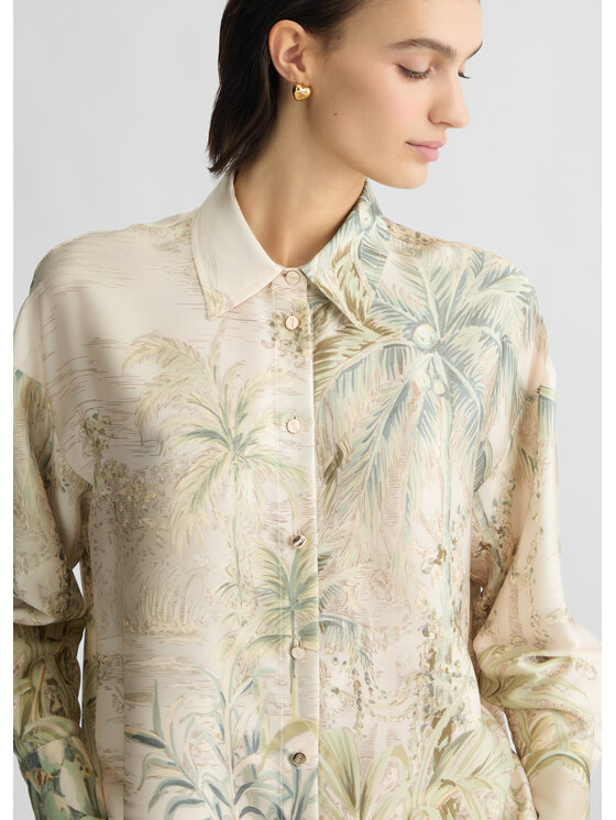 Liu Jo Liu Jo Blusa CA5352TS531M9265 Beige Regular Fit