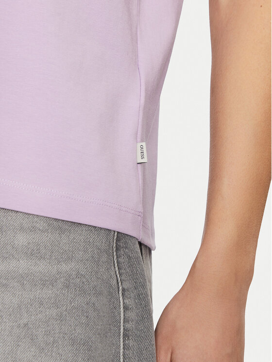Guess Jeans Guess Jeans T-Shirt W4YI10 J1314 Violett Regular Fit
