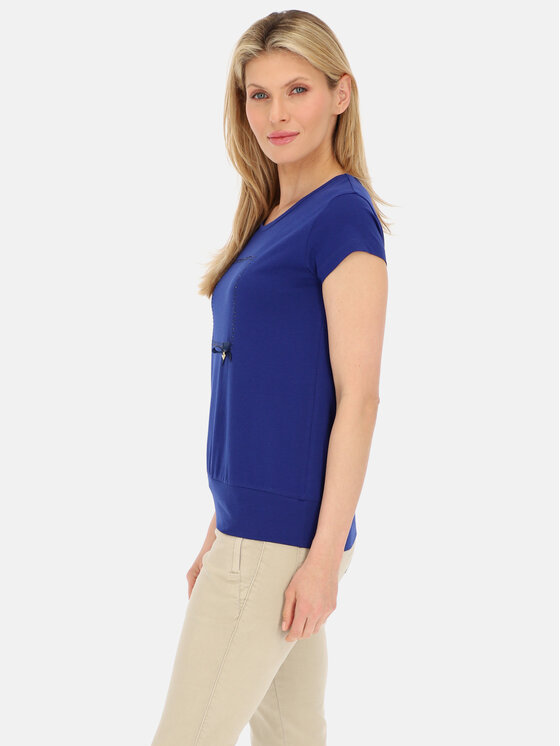 L’AF L’AF T-Shirt Lira Granatowy Regular Fit