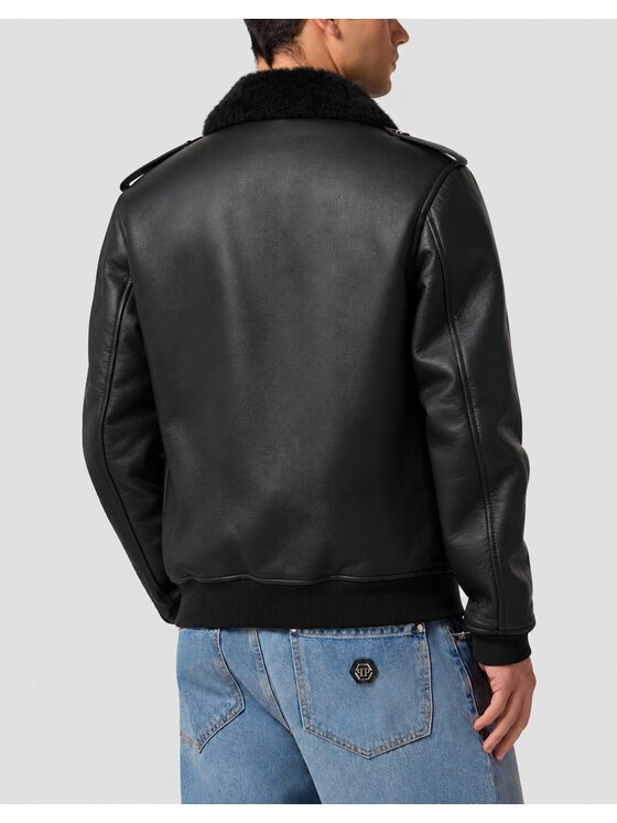 PHILIPP PLEIN PHILIPP PLEIN Kurtka puchowa 28618 Czarny Regular Fit