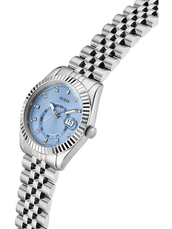 Guess Guess Hodinky GW0936L1 Stříbrná
