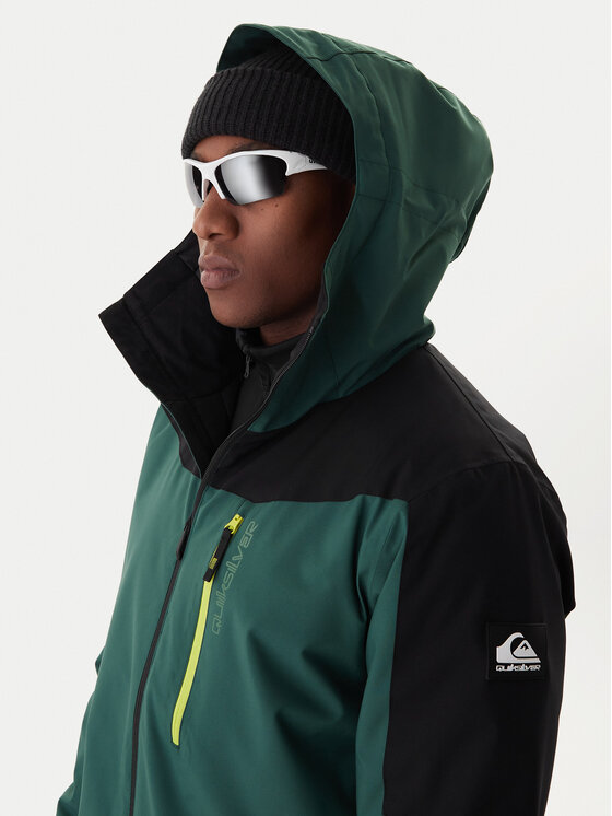 Quiksilver Quiksilver Snowboardová bunda Titano EQYTJ03513 Zelená Slim Fit