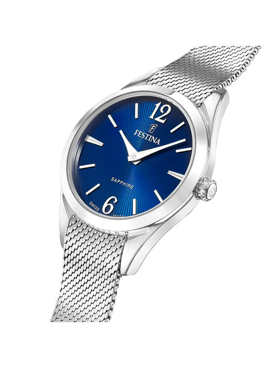 Festina Festina Zegarek F20076-3 Srebrny