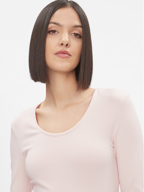 Tommy Hilfiger Tommy Hilfiger Bluse WW0WW41654 Rosa Slim Fit