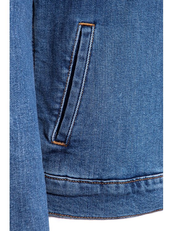 Wrangler Wrangler Kurtka jeansowa REGULAR JACKET Niebieski Regular Fit