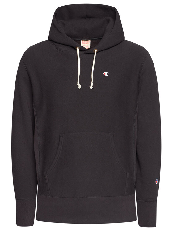 Champion Champion Bluza C Logo 215214 Czarny Custom Fit
