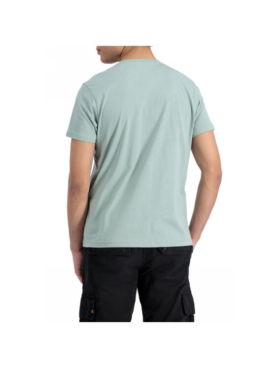 Alpha Industries Alpha Industries T-Shirt AI.118502-680-XXL Zielony Regular Fit