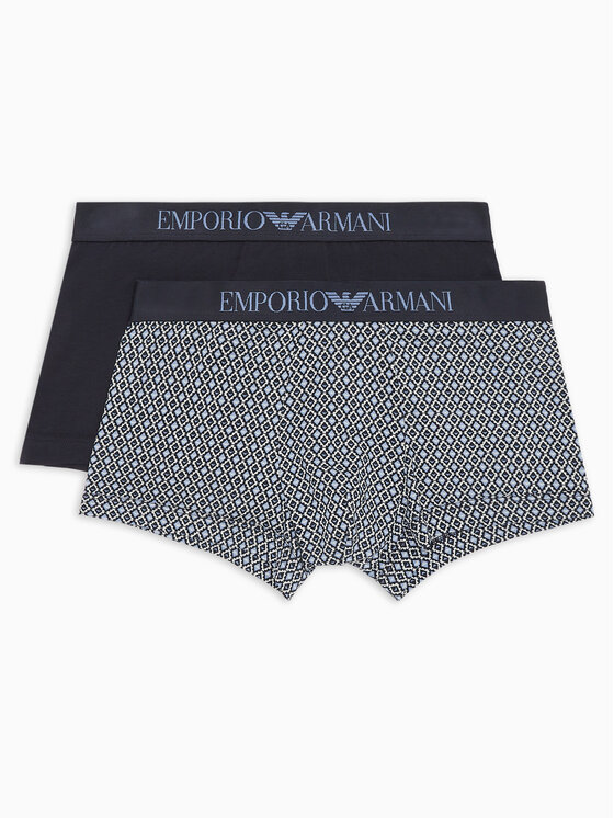Emporio Armani Underwear Emporio Armani Underwear Sada 2 kusů boxerek 1112104F504 Tmavomodrá