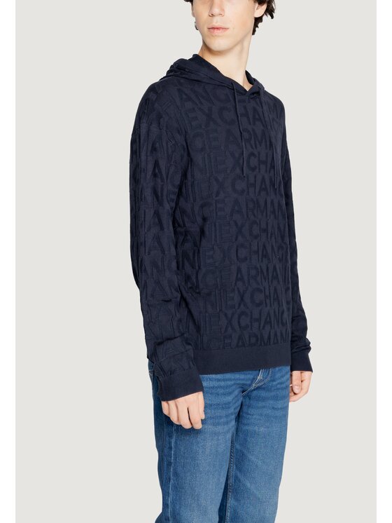 Armani Exchange Armani Exchange Sweter 6DZM1B ZM4DZ Niebieski Regular Fit