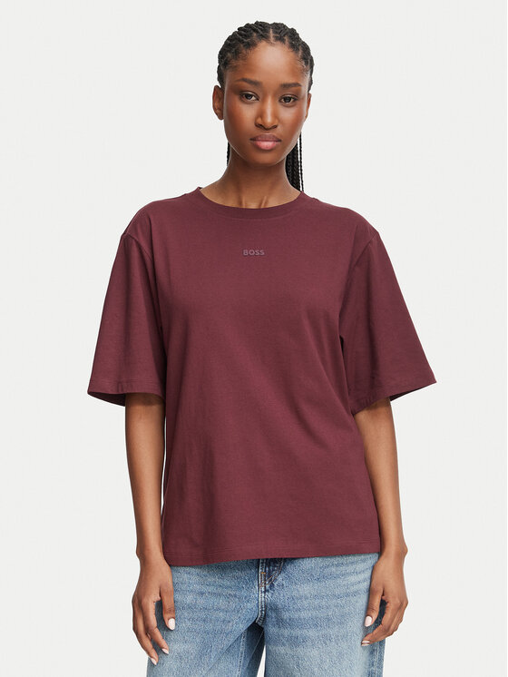 BOSS BOSS T-shirt Enis 50523256 Rosso Regular Fit