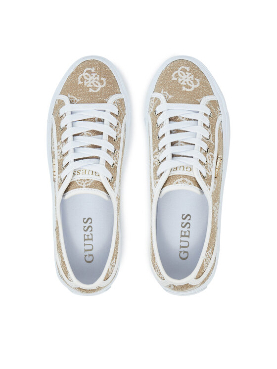 Guess Guess Sneakersy FLJJX7 FAL12 Biela