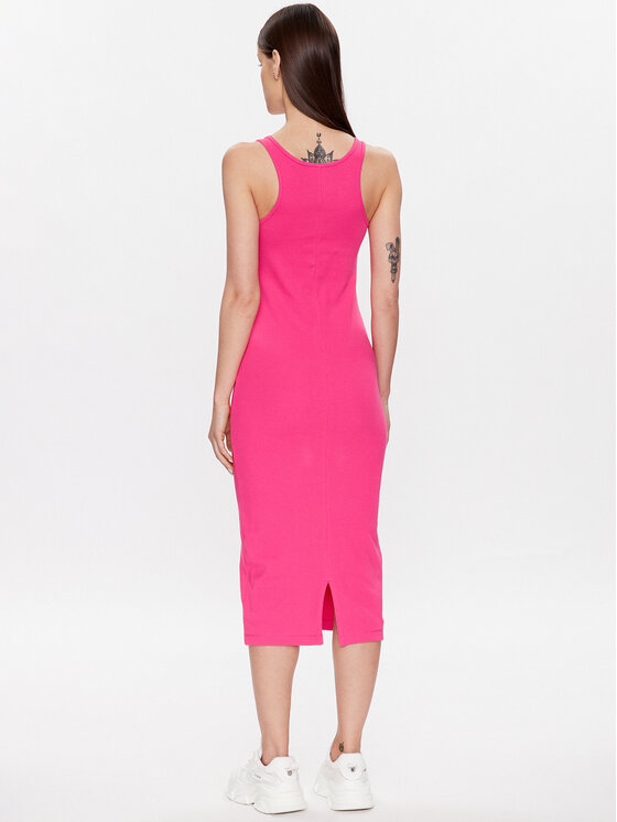 Champion Champion Повсякденна сукня 116064 Рожевий Slim Fit