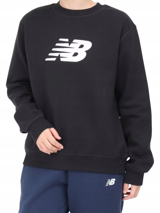 New Balance New Balance Bluza WT43526BK Czarny Standard Fit