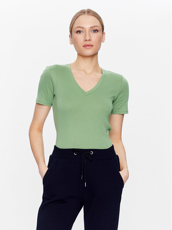 United Colors Of Benetton Tricou 3GA2E4230 Verde Regular Fit