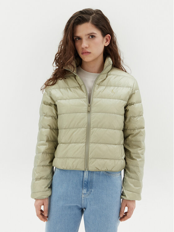 Calvin Klein Jeans Vatovaná bunda J20J224698 Béžová Regular Fit