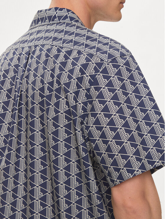 Lacoste Lacoste Marškiniai CH8792 Ruda Regular Fit