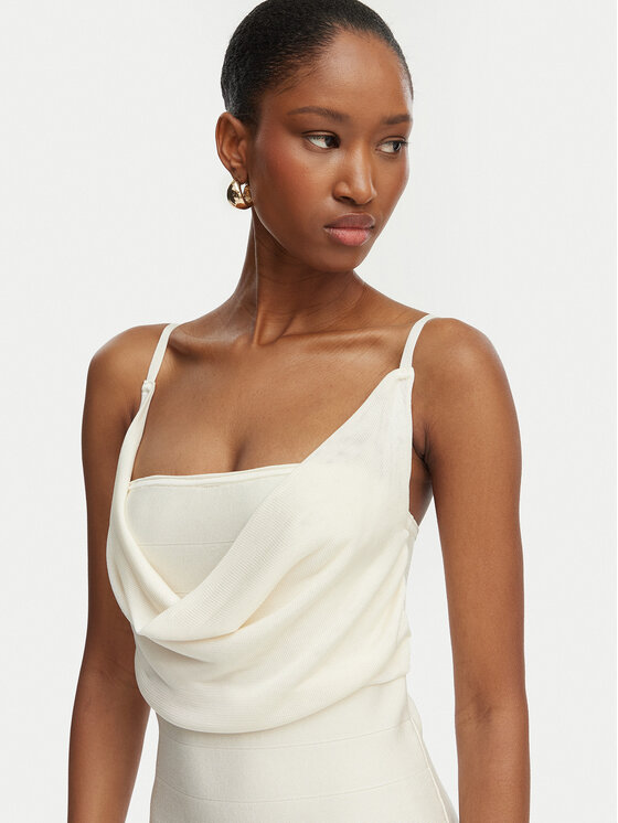 Guess Guess Haljina za svaki dan 181217 Bijela Classic Fit