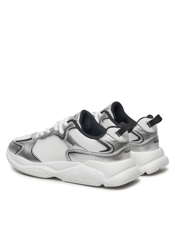HUGO HUGO Sneakersy Leon 50536308 Srebrny