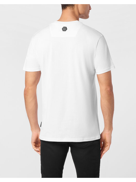 PHILIPP PLEIN PHILIPP PLEIN T-Shirt 23585 Biały Regular Fit