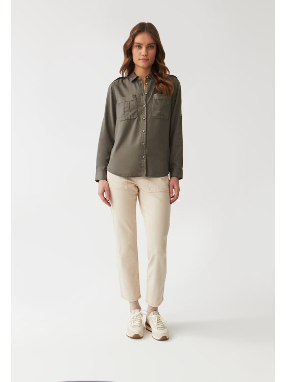 TATUUM TATUUM Koszula KORSANA Khaki Classic Fit