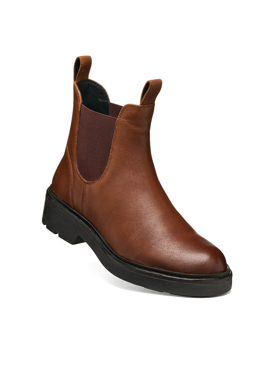 Geox Geox Μποτάκια με λάστιχο D Swelen D665GI 81 C6R7J Σκούρο καφέ