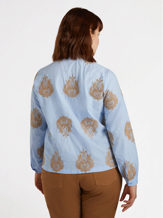 Fiorella Rubino Fiorella Rubino Blusa 2814T002328N0R4 Turchese A-Line Fit