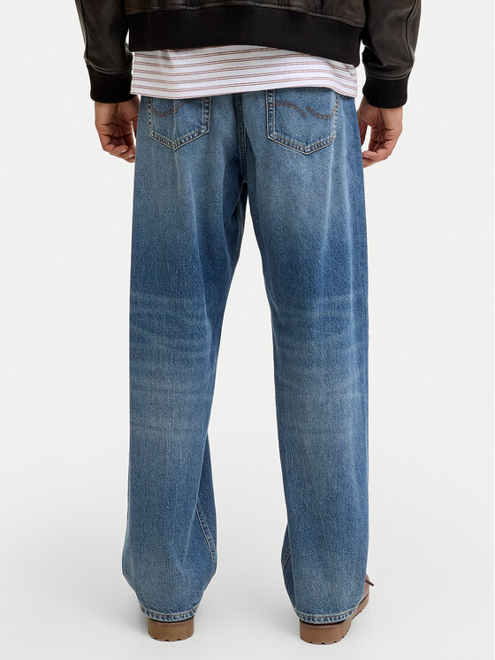 Jack & Jones Jack & Jones Džínsy Eddie 12290185 Modrá Baggy Fit