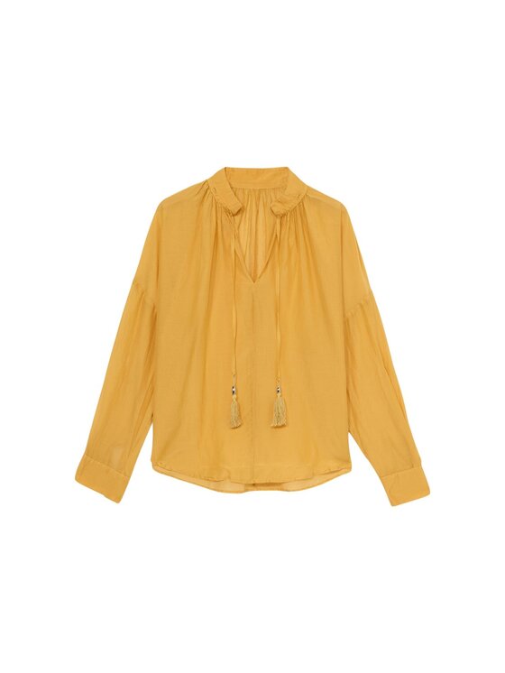 Oltre Oltre Blusa 2231E000334N028 Giallo Regular Fit