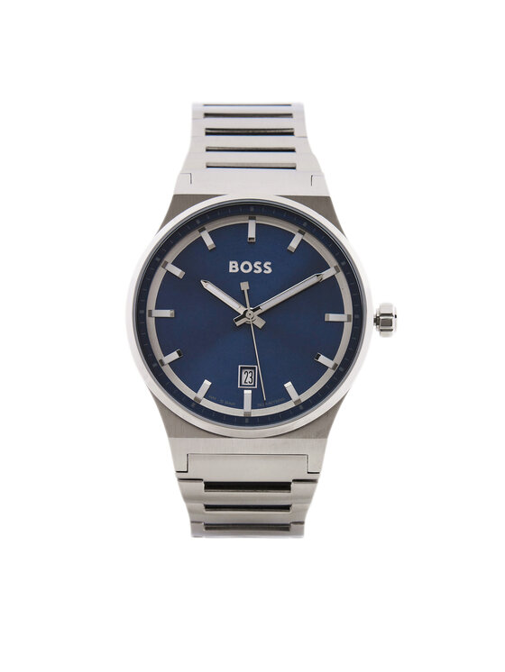 BOSS Hodinky Candor 1514076 Strieborná