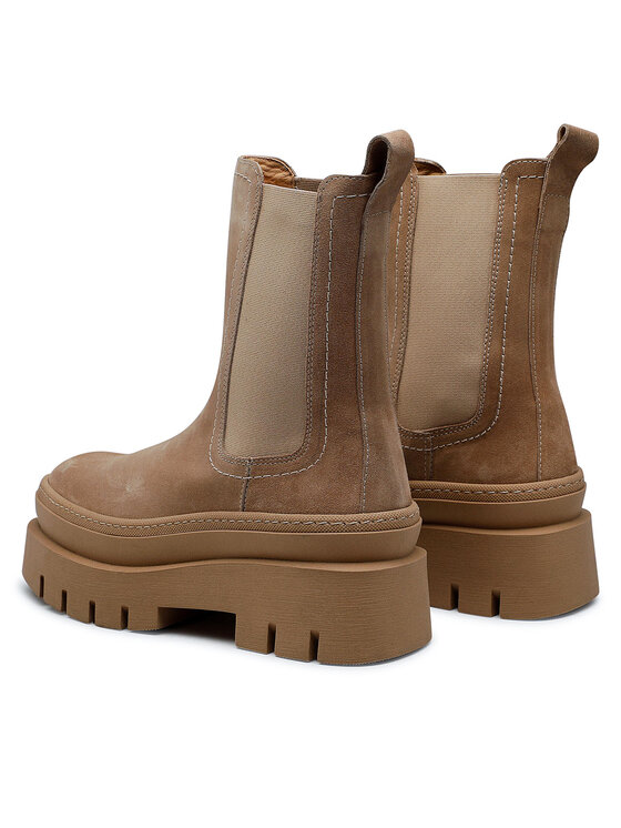 Badura Badura Klassische Stiefeletten 8118-02 Beige