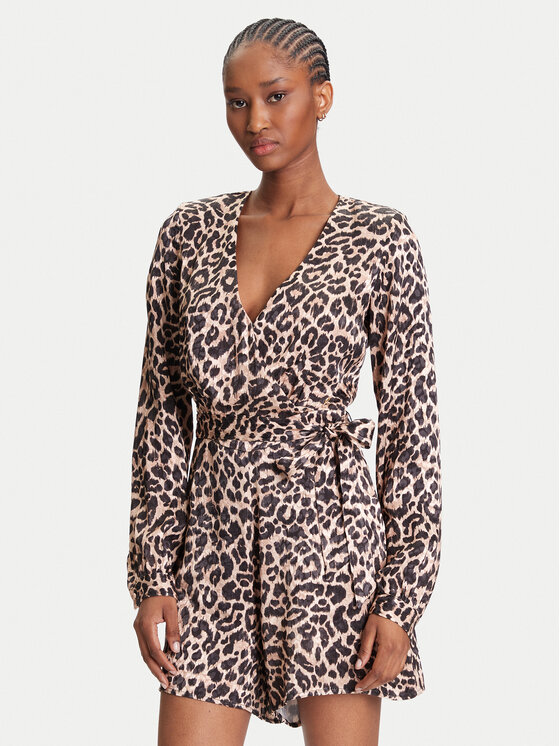 Guess Guess Salopetă W5YD09 WHCM0 Maro Regular Fit